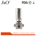 Stainless Steel Sanitary Pneumatic 2 Way Ball Valve